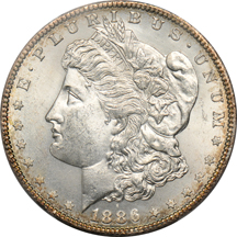 1886-S (VAM-2) PCGS MS-65 CAC.