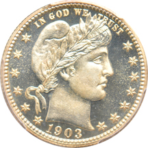 1903 PCGS PF-68CAM CAC.