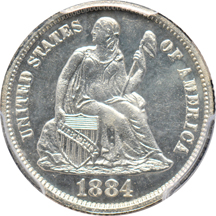 1884 PCGS PF-67CAM.