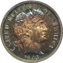 1905 PCGS PF-65+.