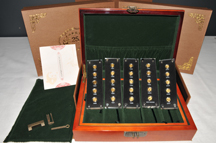 China - 2007 Gold Panda 25th Anniversary Set.