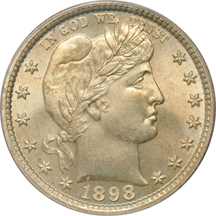 1898 PCGS MS-65.