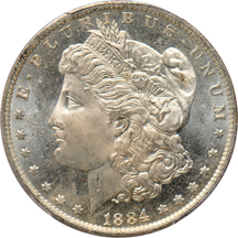 1884-O PCGS MS-65DMPL.