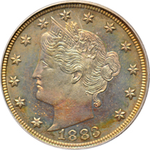 1883 No Cents. PCGS PF-66.