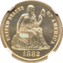 1882 NGC PF-68 CAMEO.