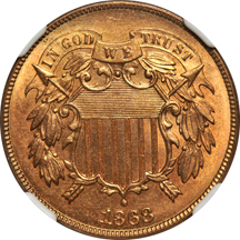 1854 NGC AU details/improperly cleaned, Plus Bonus two-cent piece.