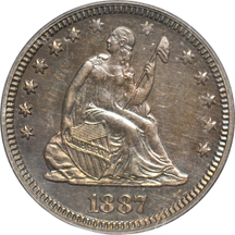 1887 PCGS PF-63.