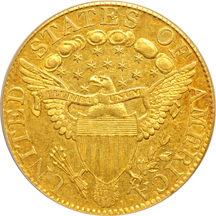 1800 Heraldic Eagle. PCGS AU-58.