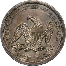 1854 PCGS Genuine (AU detail/tooled/code 98).