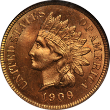 1909 NGC MS-65 RD.