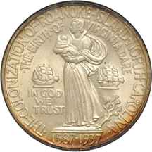 1937 Roanoke NGC MS-67 CAC.