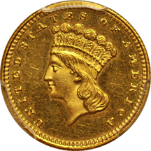 1859 PCGS PF-64CAM.