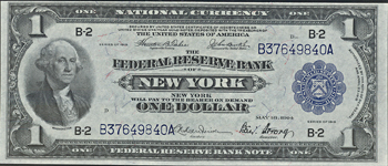 1918 $1.00 New York PMG CHCU-64 EPQ.