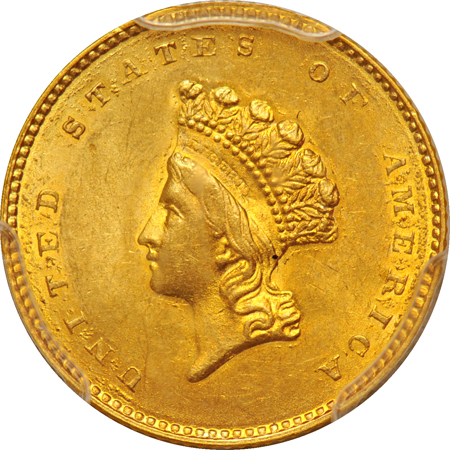 1854 Type 2. PCGS MS-63.