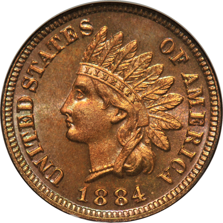 1884 NGC PF-66 RD.