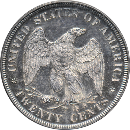 1875 PCGS PF-62.