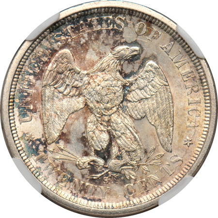 1875-S NGC MS-64.