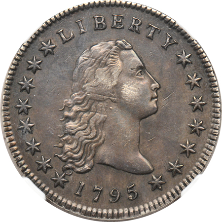 1795 (B-7, BB-18) NGC AU details/repaired.