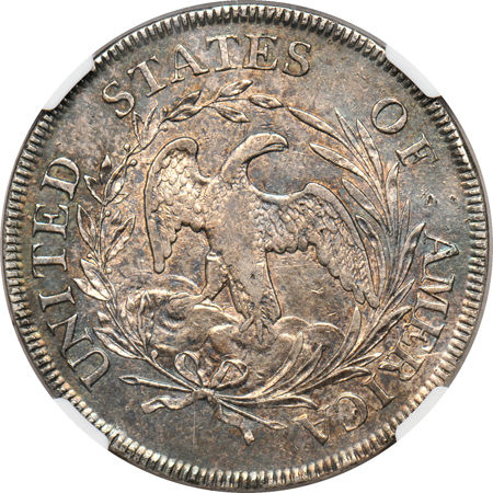 1796 (B-4, BB-61) NGC AU details/improperly cleaned.