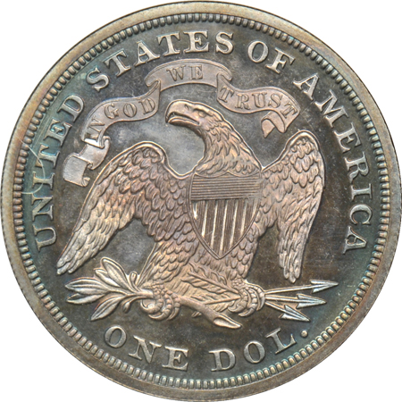 1871 ANACS PF-64.