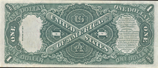 1917 $1 PMG XF-40.