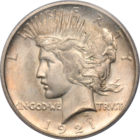 1921 PCGS MS-64 CAC.