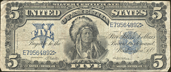 1899 $5 F.