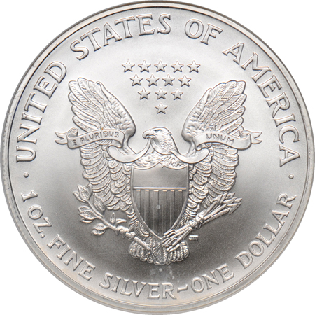 Run of twenty American Silver Eagles, 1986 through 2005, all NGC MS-69.