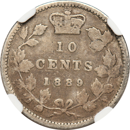 Canada - 1889 10-Cent NGC G-6.