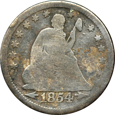 1854-O "Huge O" and 1860-S, both Fair.