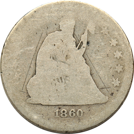 1854-O "Huge O" and 1860-S, both Fair.