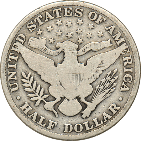 Seven popular date U.S. coins.