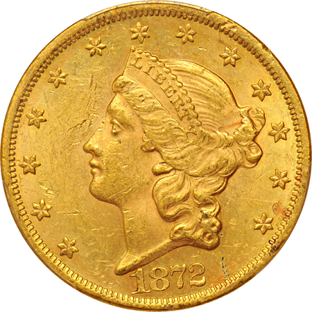 1872 PCGS MS-60.