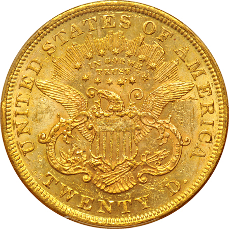 1872 PCGS MS-60.