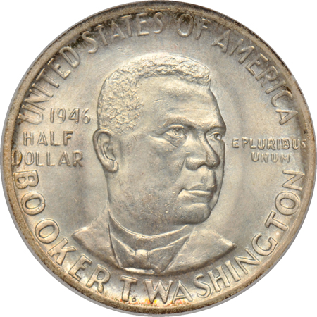 1946 P, D, S through 1951 P, D, S Booker T. Washington, all PCGS and NGC MS-65 or MS-66.