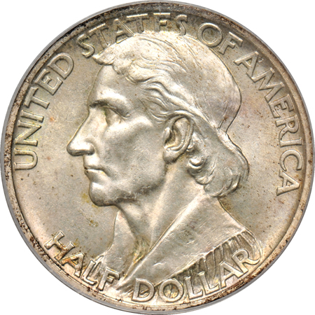 1935 P, D, S Boone, all PCGS MS-65 (green label).