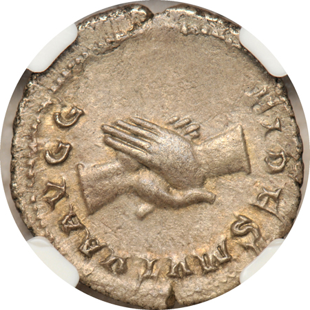 Ancient - Roman Empire - Balbinus silver Antoninianus (AD 238), NGC AU.