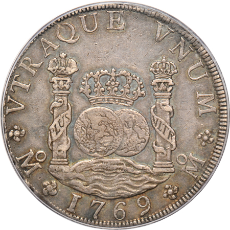 Mexico - Pair of 18th century coins.