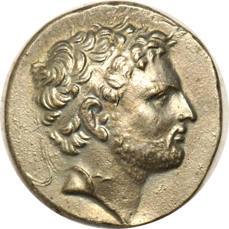 Ancient - Macedonia - Silver Tetradrachm plus bonus coin.