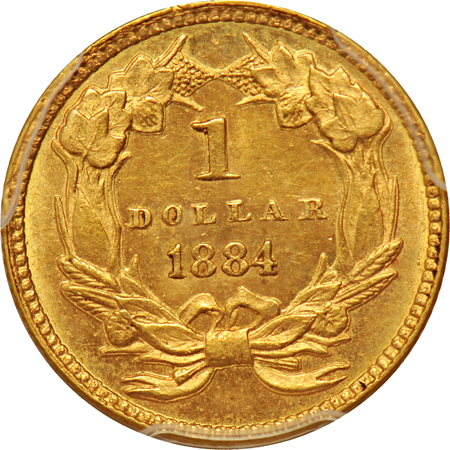 1884 PCGS MS-62.