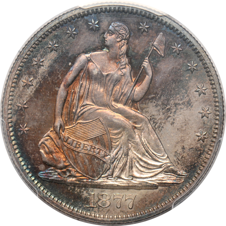 1877 PCGS PF-64.