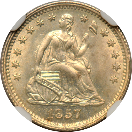 1857 NGC MS-65.