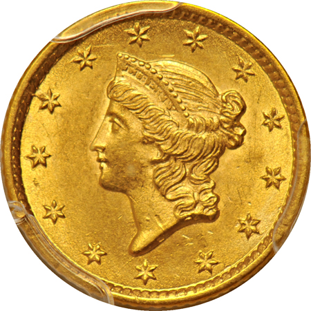 1854 Type 1. PCGS MS-63.