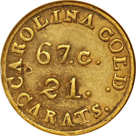 (1837-42) C. Bechtler Gold $2.50 (Kagin-10), ANACS VF-30.