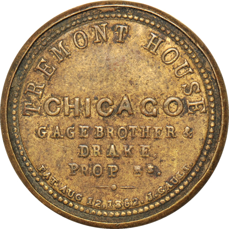 Encased Postage - Gage Brothers, Chicago 5-cent (EP-77), F.