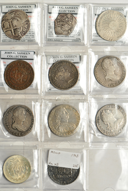 Spain - Colonial - Fourteen coins.