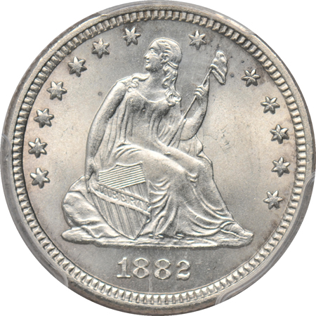 1882 PCGS MS-64.