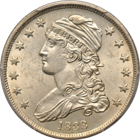 1838 Capped (B-1) PCGS MS-62.