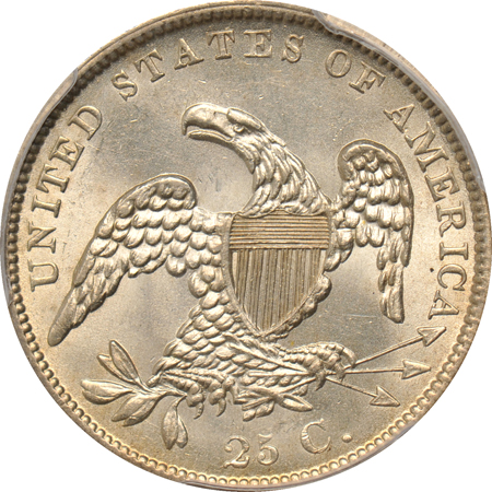 1838 Capped (B-1) PCGS MS-62.