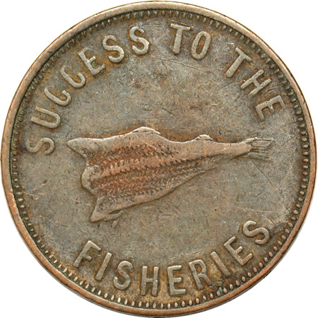 Canada - Prince Edward Island 1871 Specimen cent, and a circa 1860 token.